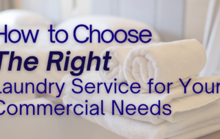 white towel commercial laundry folded