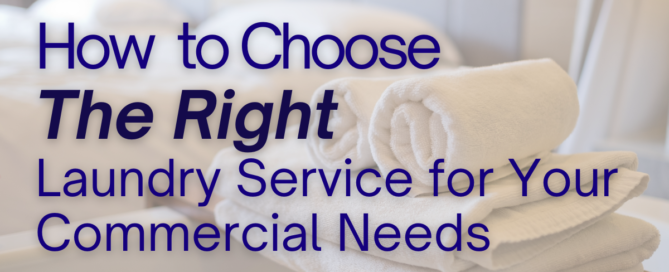 white towel commercial laundry folded