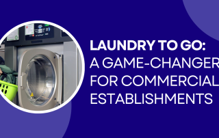 Laundry to go text and laundry machine