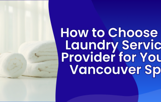 Spa Laundry showing clean towels